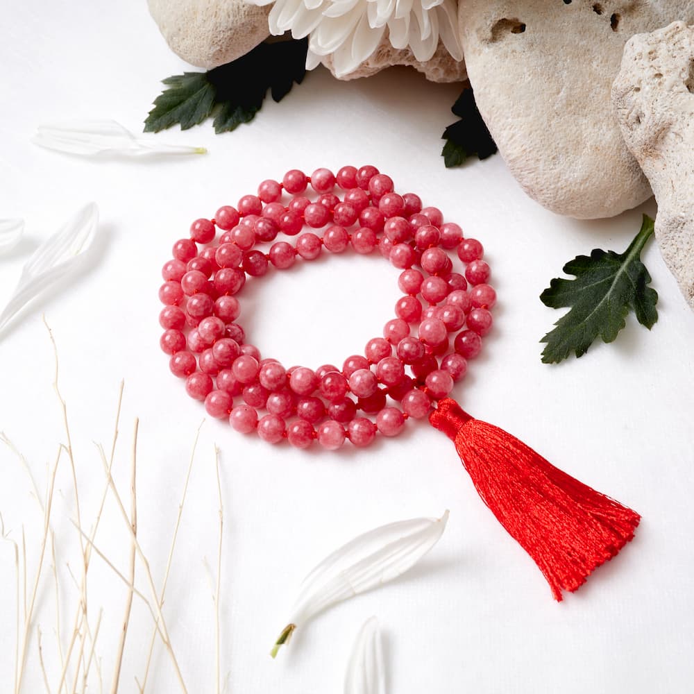 Red Jade Mala: Material & Spiritual Prosperity