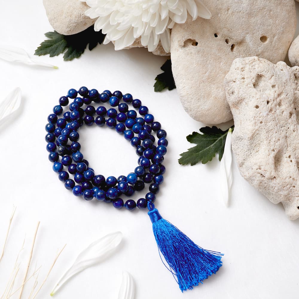 Mala Lapis Lazuli: Wisdom and inspiration