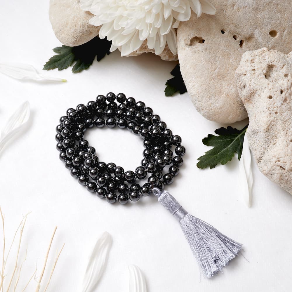 Mala Hematite: Courage and Reduction of Shyness