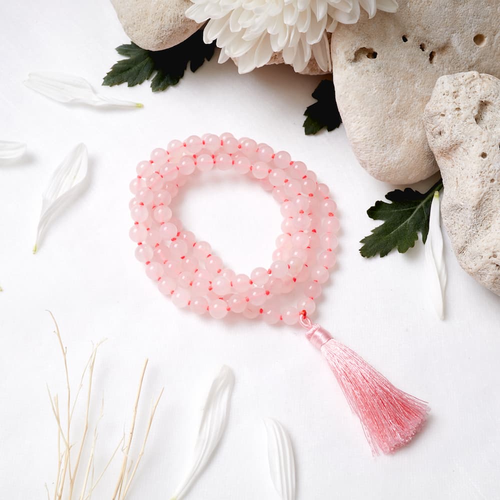 Rose Quartz Mala: Deposit of Love
