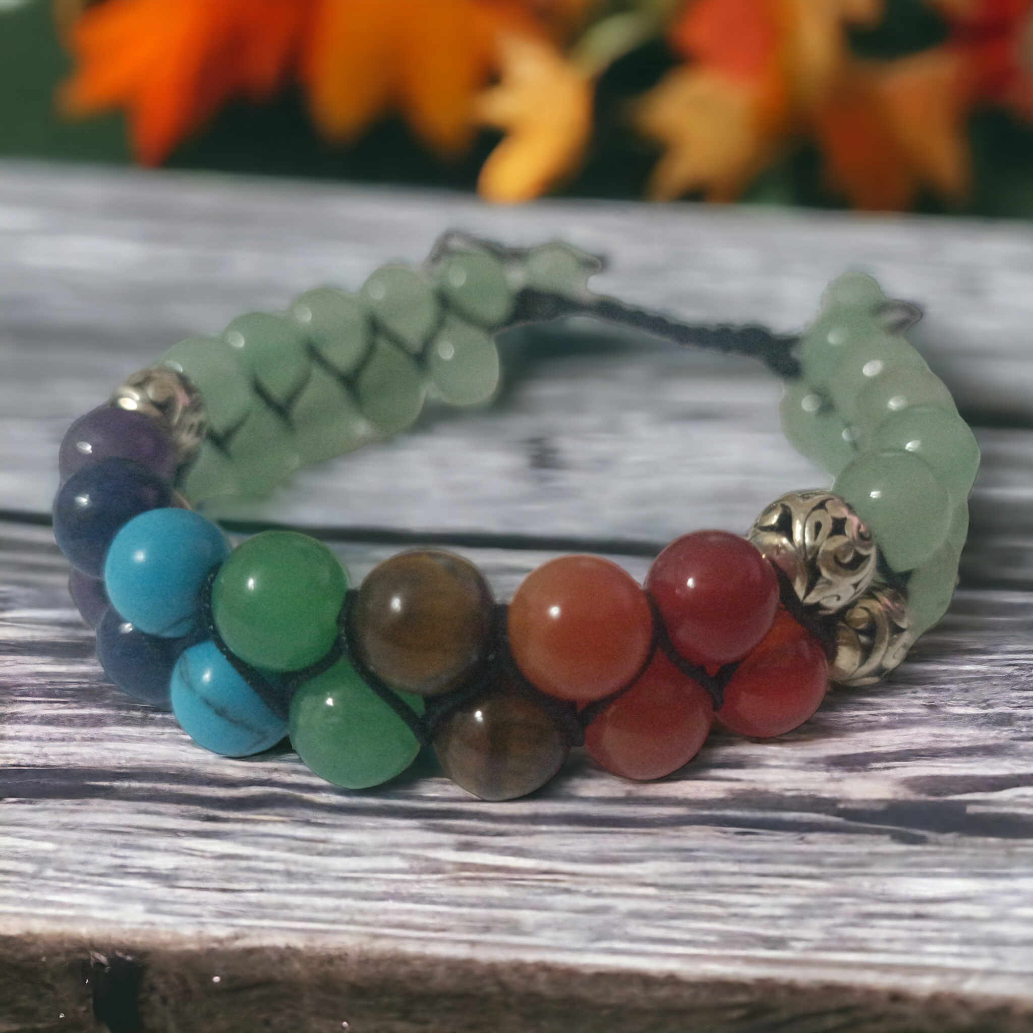 Gaia's Balance - Aventurine and 7 Chakra Bracelet