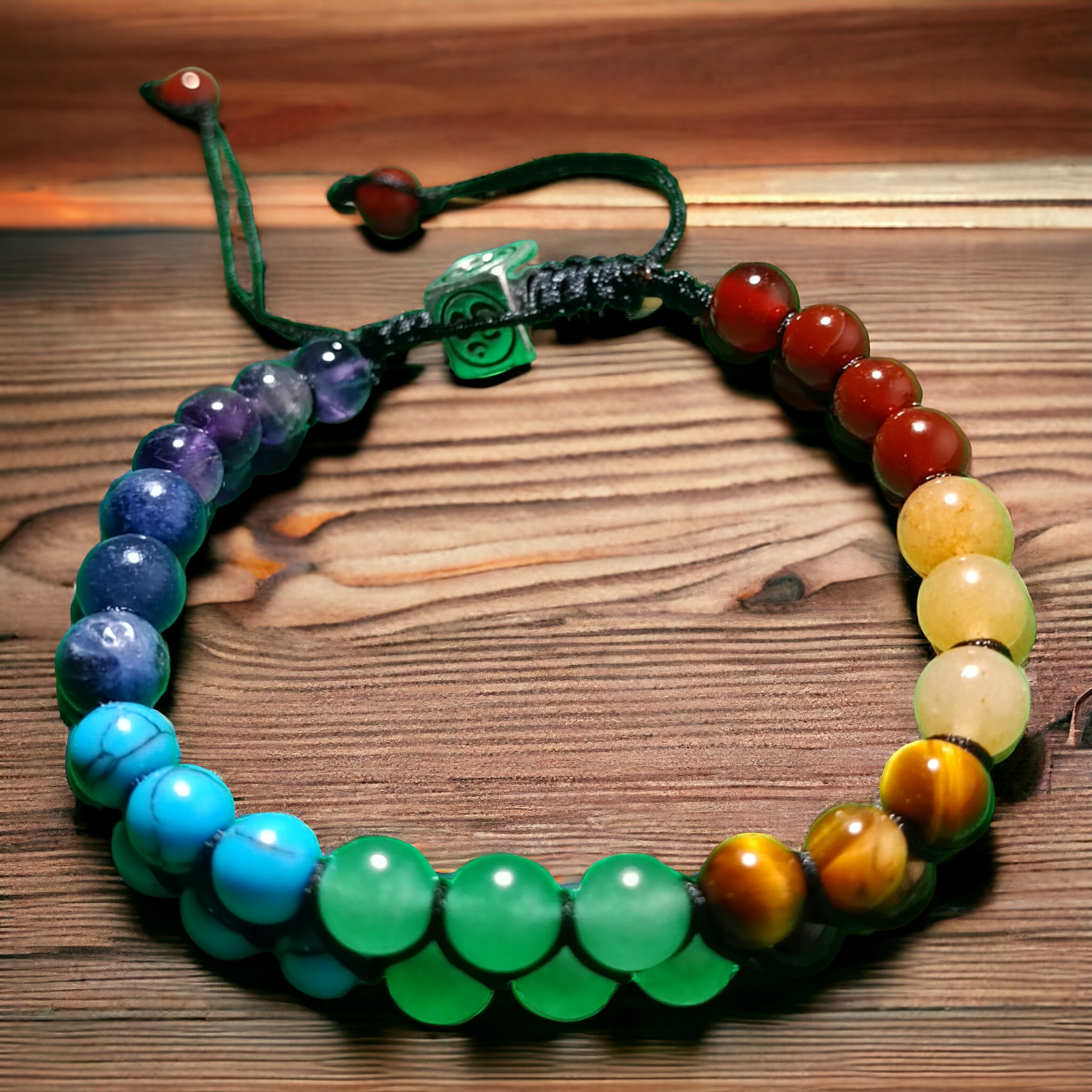 Rainbow Energy Bracelet - Double 7 Chakras
